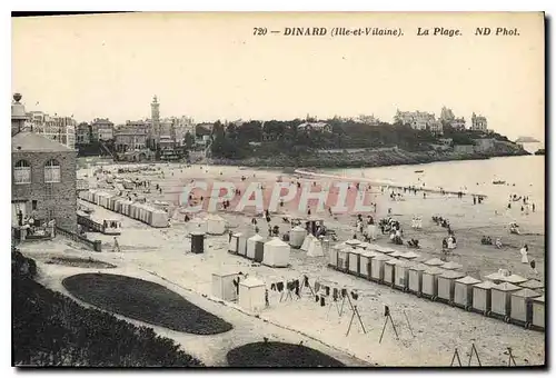 Cartes postales Dinard I et V La Plage