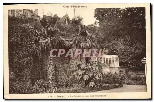 Ansichtskarte AK Cote d'Emeraude Dinard La Palmeraie un coin mauresque