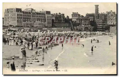 Ansichtskarte AK Dinard La Plage L'Heure du Bain