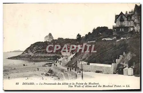 Ansichtskarte AK Dinard La Promenade des Allies et la Pointe du Moulinet