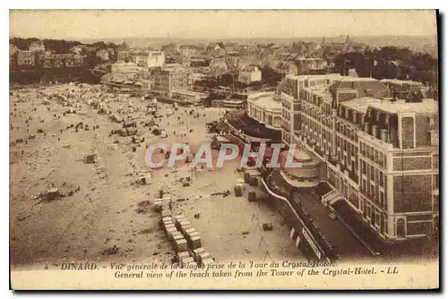 Cartes postales Dinard Vue generale de la Plage