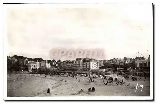 Ansichtskarte AK Dinard I et V La Plage vue de la Pointe de la Malouine