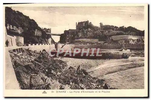 Ansichtskarte AK Dinard La Porte d'Emeraude et la Piscine