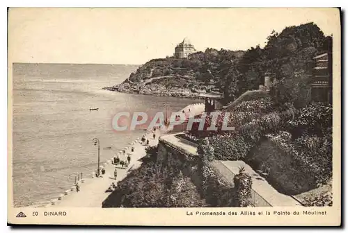 Ansichtskarte AK Dinard La Promenade des Allies et la Pointe du Moulinet