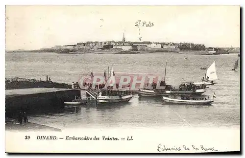 Cartes postales Dinard Embarcadere des Vedettes