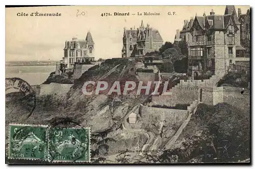 Cartes postales Cote d'Emeraude Dinard La Malouine