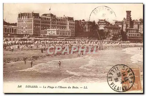 Ansichtskarte AK Dinard La Plage a l'Heure du Bain