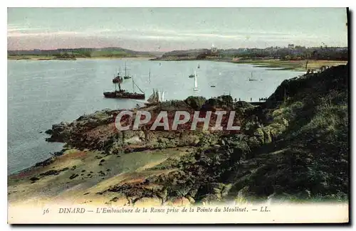 Cartes postales Dinard L'Embouchure de la Rance prise de la Pointe du Moulinet