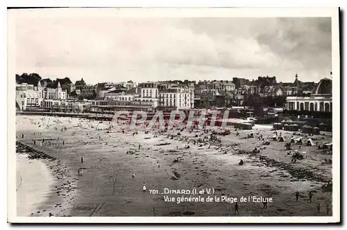 Cartes postales Dinard I et V Vue generale de la Plage de l'Ecluse