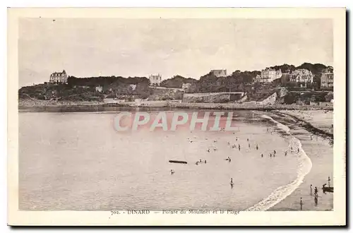 Ansichtskarte AK Dinard Pointe du Moulinet et la Plage