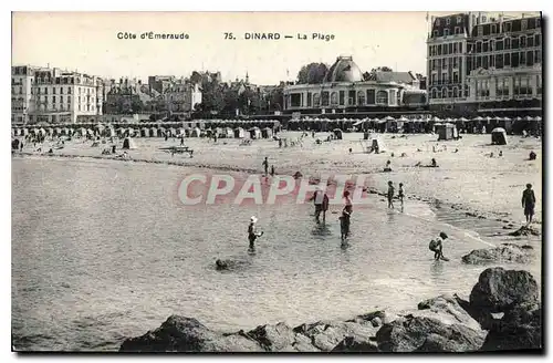 Cartes postales Cote d'Emeraude Dinard La Plage