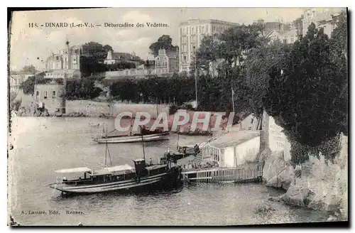 Cartes postales Dinard I et V Debarcadere des Vedettes