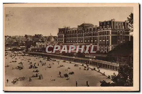 Ansichtskarte AK Dinard L'Hotel Royal et les Nouvelles Cabines de Bain