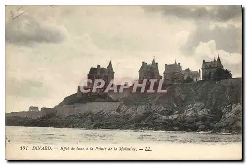 Ansichtskarte AK Dinard Effet de Lune A la Pointe de la Malouine