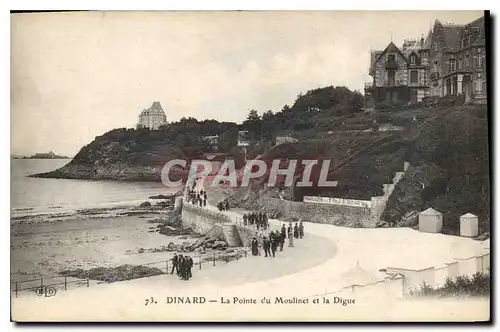 Ansichtskarte AK Dinard La Pointe du Moulinet et la Digue