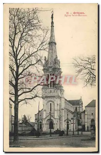 Cartes postales Orleans Eglise St Marceau