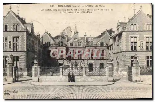 Cartes postales Orleans Loiret L'Hotel de Ville