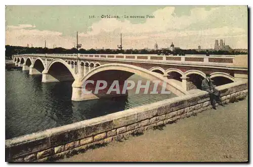 Ansichtskarte AK Orleans Le nouveau Pont