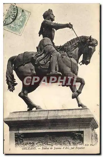 Cartes postales Orleans Statue de Jeanne d'Arc