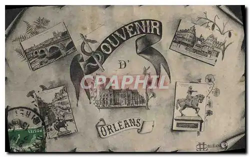 Cartes postales Souvenir D'Orleans