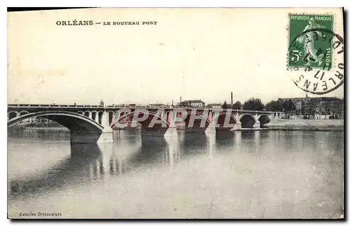 Ansichtskarte AK Orleans Le Nouveau Pont