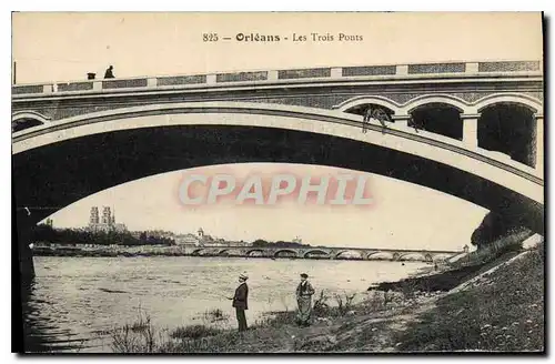 Cartes postales Orleans Les Trois Ponts