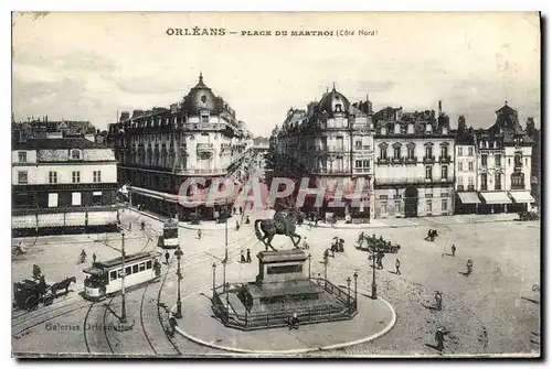 Cartes postales Orleans La Place du Martroi