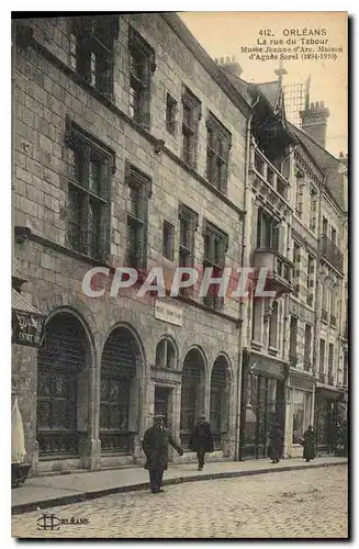 Cartes postales Orleans La Rue du Tabour Musee Jeanne d'Arc