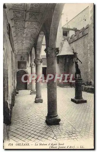 Cartes postales Orleans La Maison d'Agnes Sorel Musee Jeanne d'Arc
