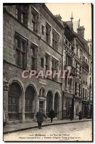 Ansichtskarte AK Orleans La Rue du Tabour Musee Jeanne d'Arc