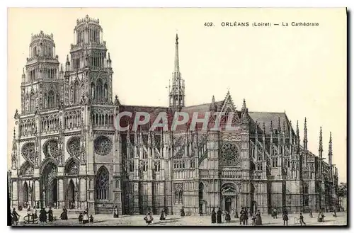 Cartes postales Orleans Loiret La Cathedrale
