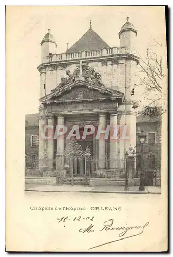 Cartes postales Chapelle de l'Hopital Orleans