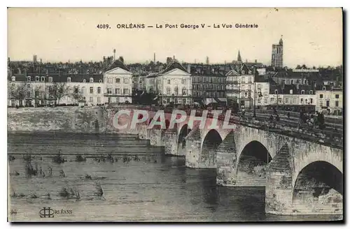 Ansichtskarte AK Orleane Le Pont George V La Vue Generale
