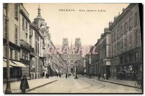Cartes postales Orleans Rue Jeanne d'Arc