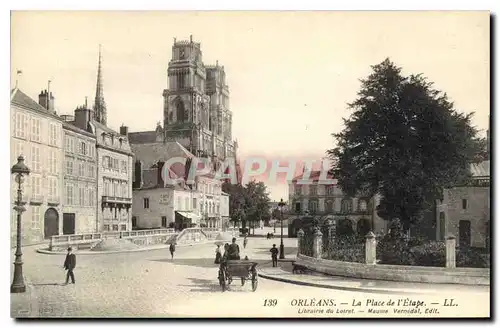 Cartes postales Orleans La Place de l'Etape