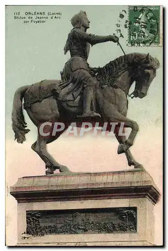 Cartes postales Orleans Loiret Statue de Jeanne d'Arc