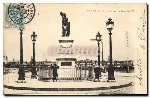 Cartes postales Orleans Statue de Jeanne d'Arc