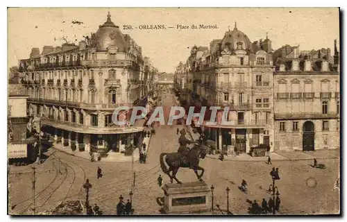 Cartes postales Orleans Place du Martroi