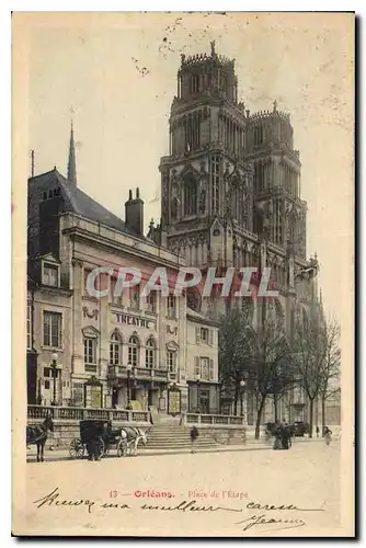 Cartes postales Orleans Place de l'Etape