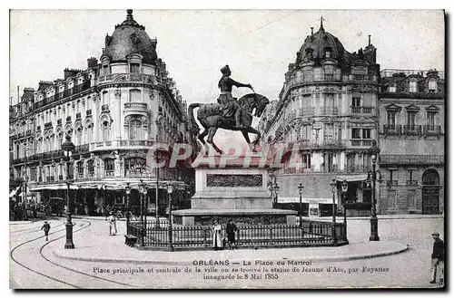 Cartes postales Orleans La Place du Martroi