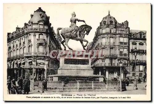 Cartes postales Orleans Place du Martroi