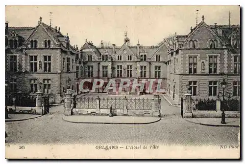 Cartes postales Orleans L'Hotel de Ville