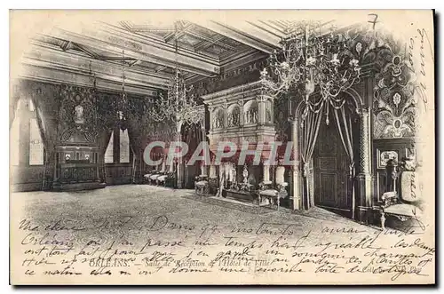 Cartes postales Orleans Salle de Reception de l'Hotel de Ville