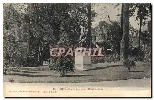 Cartes postales Orleans Le Jardin de l'Hotel de Ville