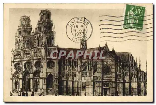 Cartes postales Orleans La Cathedrale Sainte Croix