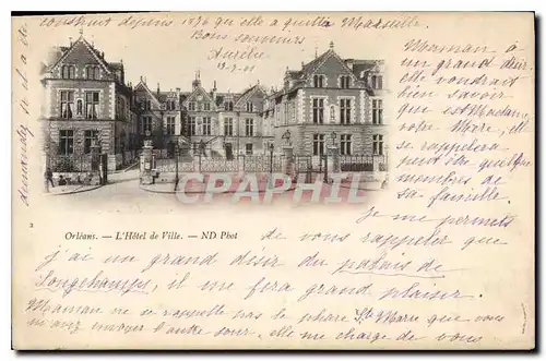 Cartes postales Orleans L'Hotel de Ville