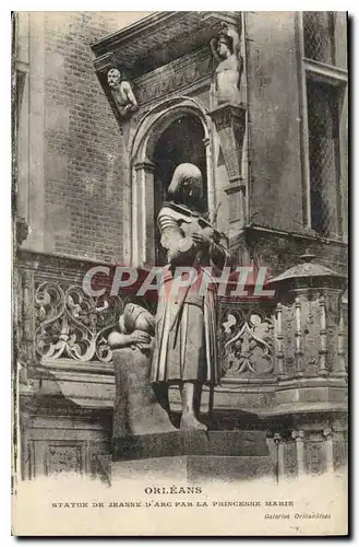 Cartes postales Orleans Statue de Jeanne d'Arc par la princesse Marie