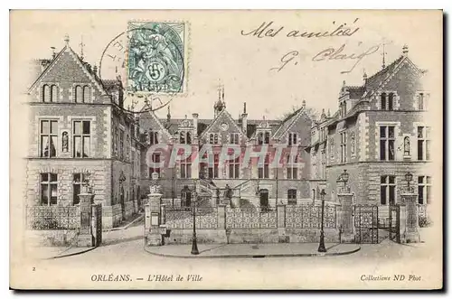 Cartes postales Orleans L'Hotel de Ville