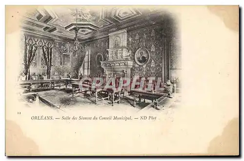 Cartes postales Orleans Salle des Seances du Conseil Municipal