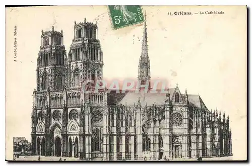 Cartes postales Orleans La Cathedrale